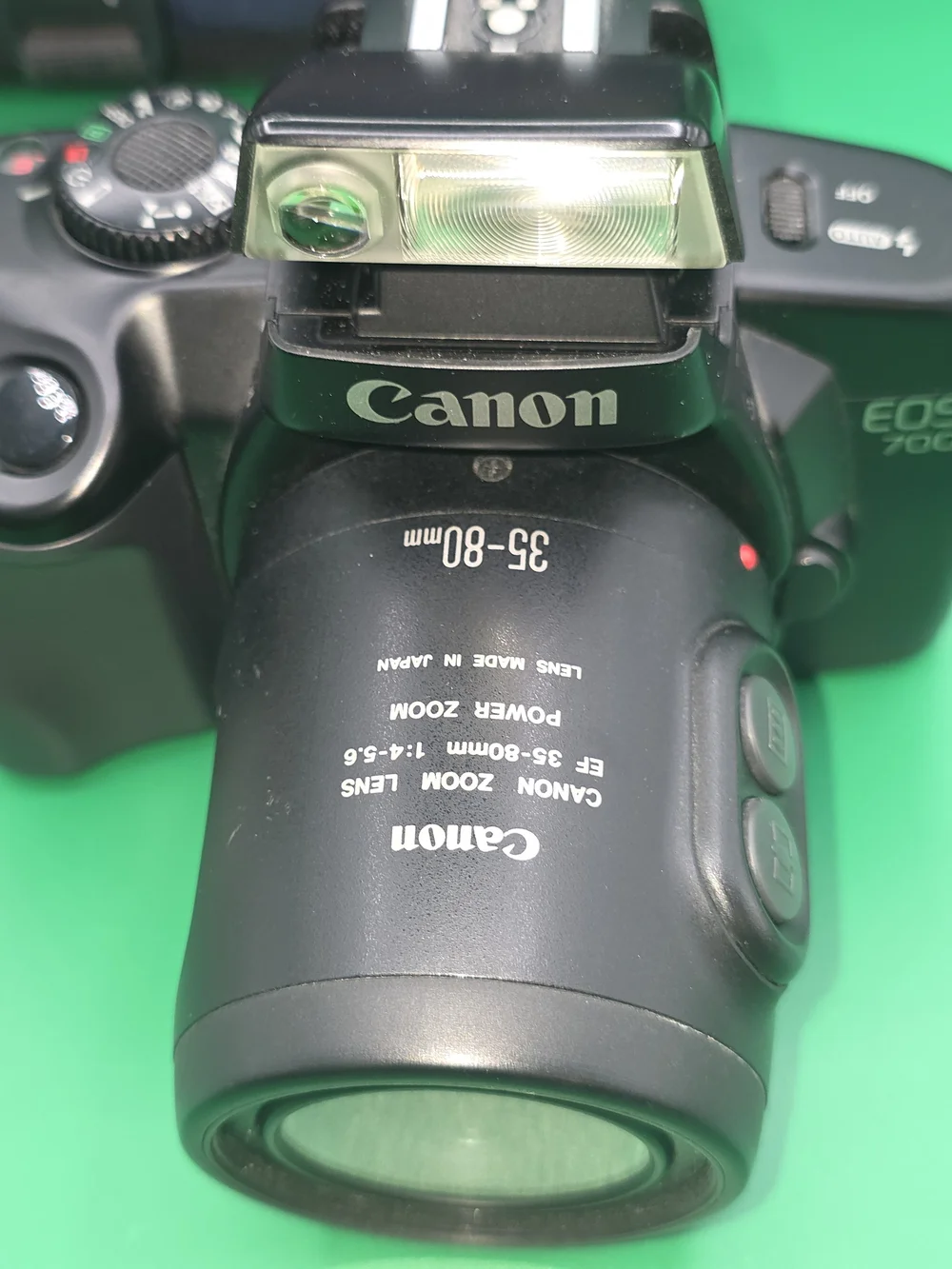 Vintage Canon EOS 700 35mm SLR Camera Bundle + Power Zoom Lens, Bag & Film!